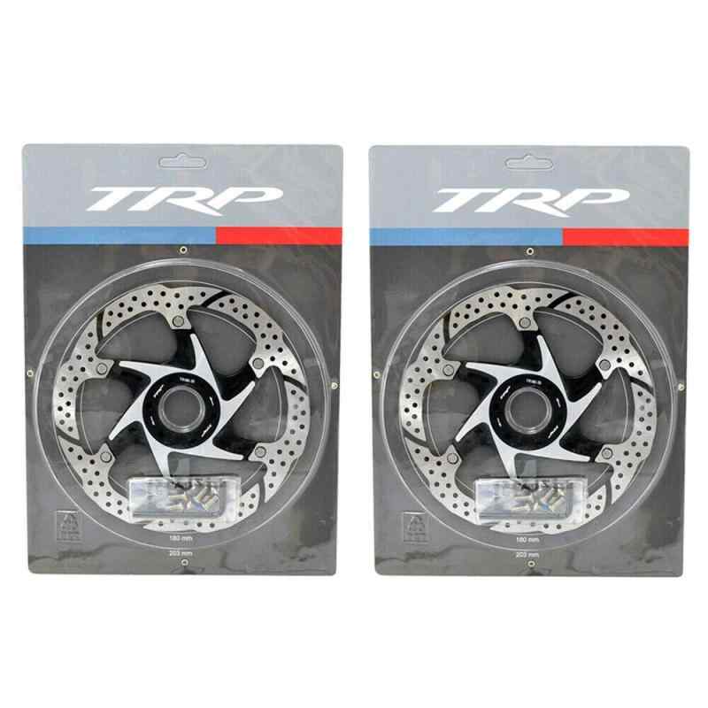 TRP TRP-33 MTB Road Bike Disc Brake Rotor 6-Bolt 180粍, 2PCs, STB2203