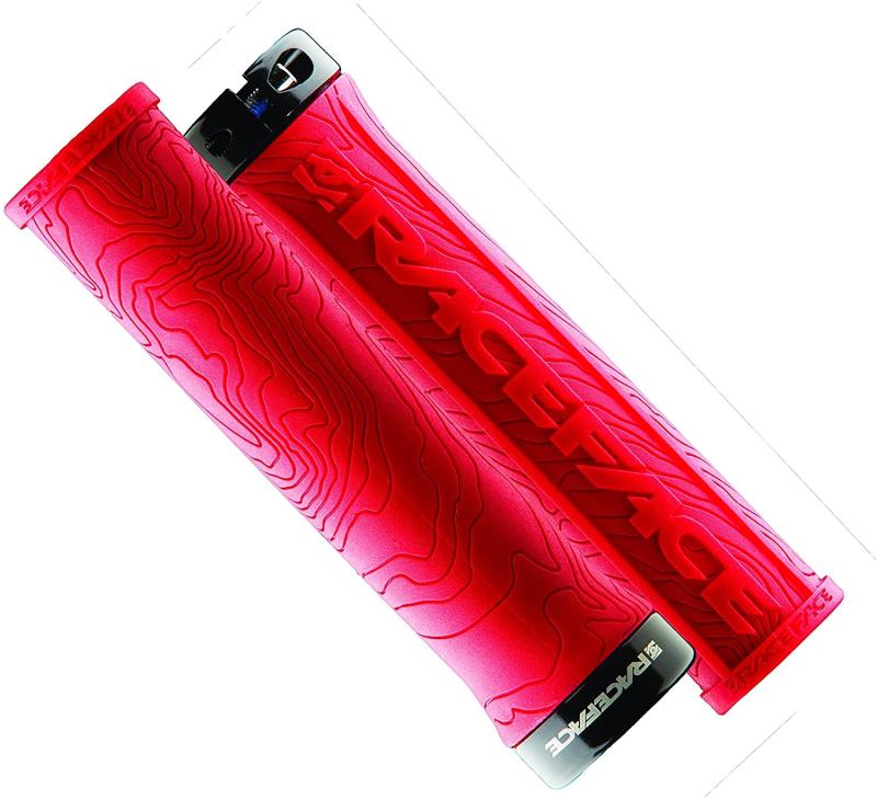 RaceFace Half Nelson Lock-on Grips, Red, RF1794