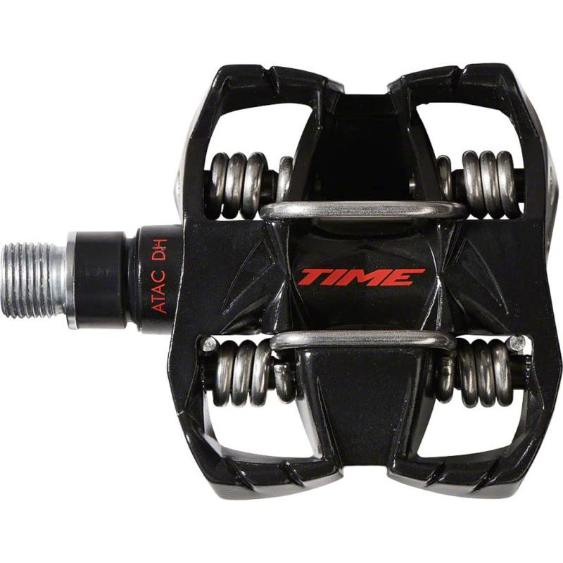 ひと休み（TIME） 銀輪 お山 自動二輪車 MTB エンデューロ ビンディング ペダル ATAC DH 4 掛け目:238g/片側 黒いこと T2GV014