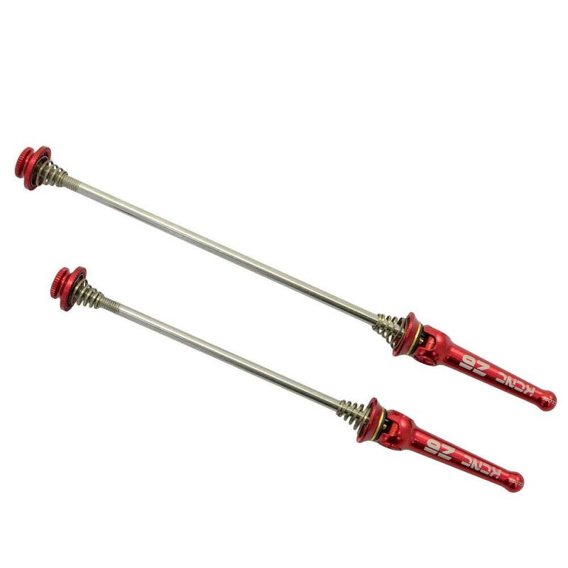 KCNC Z6 KQR Road Stainless Axle Hub Skewer, Red, KQR-04-RD-R, SK2114|スカイライト