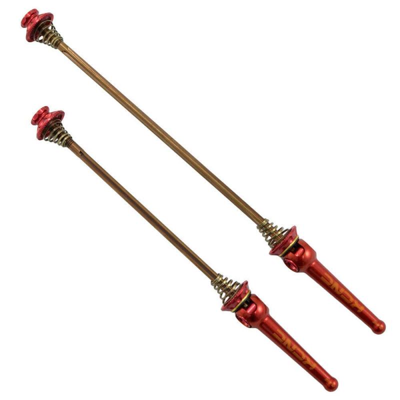 KCNC Grooving QR MTB Titanium Axle Hub Skewer, Red, KQR05-002R, SK2244