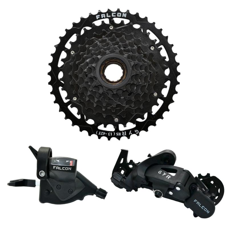 Falcon GYR 無償性車輪取り合わせ 1x8 す早さ 13-42T MTB 人だかり仕掛ける、黒いこと、FC2998