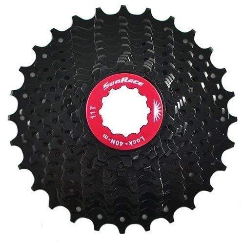 Sunrace CSRX1 11 Speed Road Bike Cassette 11-28T, Black #ST1565 その他-スポーツ・アウトドア