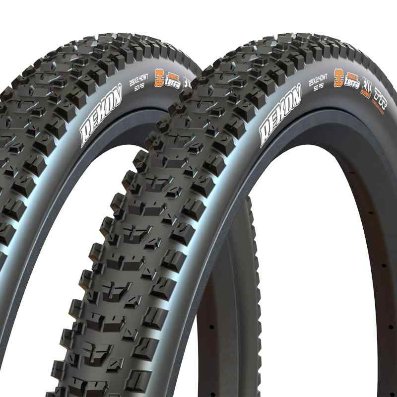 MAXXIS REKON M349RU MTB Folding Tire TR EXO 3C MaxxTerra 29x2.4\u0026quot; Tire, Black, MX2160