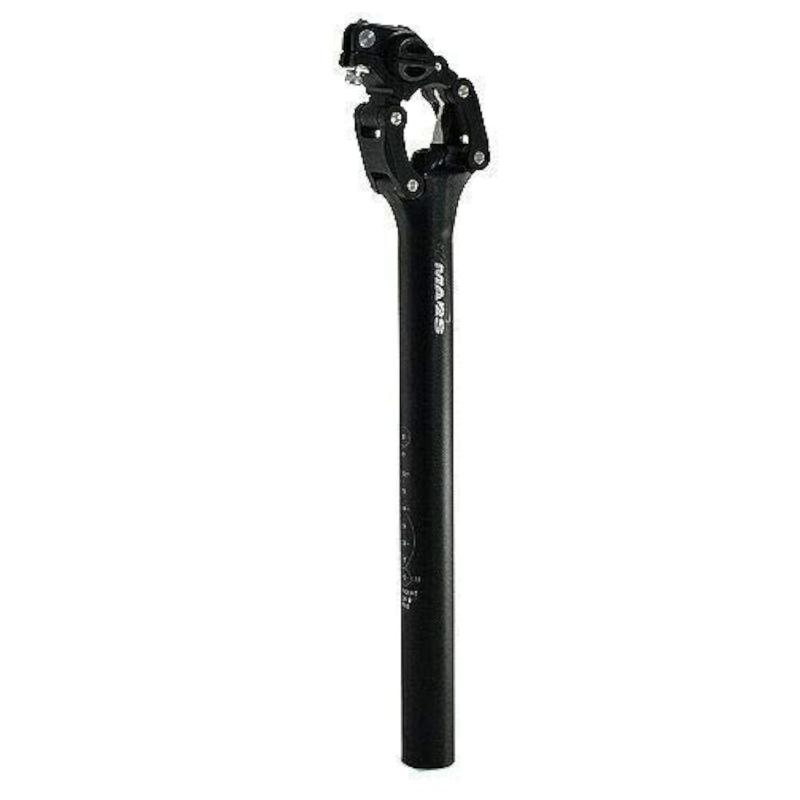 TMARS SD-475 Suspension Seat Post with Paralleogram system 31.6x400粍, Black #ST1744
