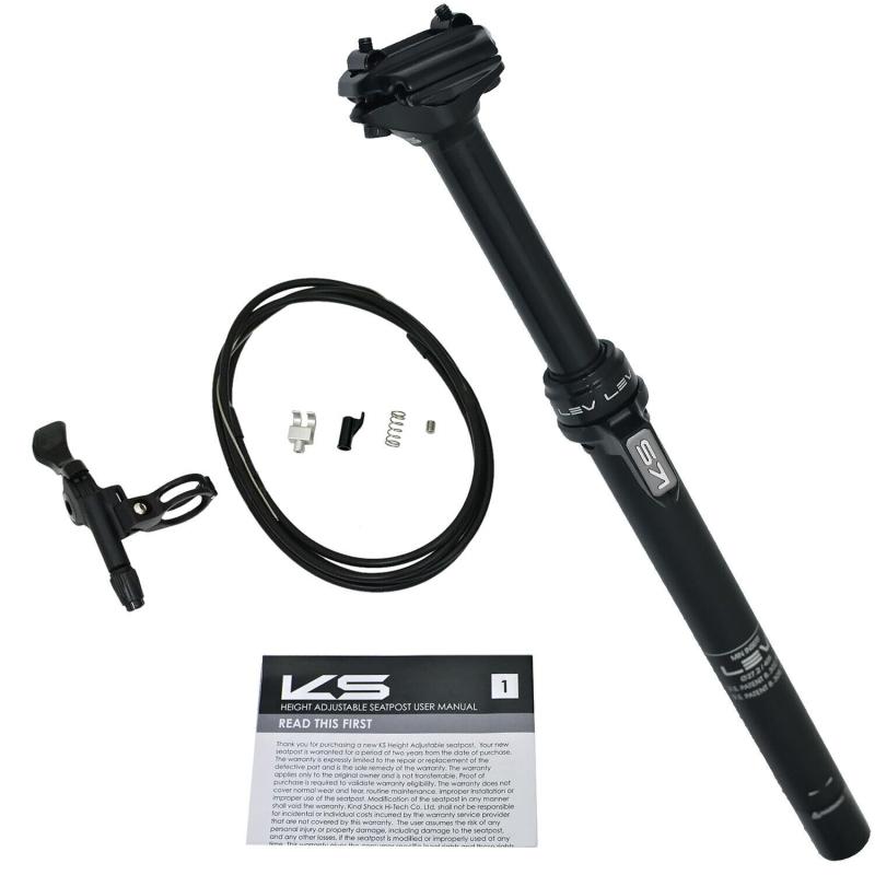 Kind Shock KS LEV 27.2x405粍 Remote Dropper Adjustable Seatpost Travel 100粍, VH2796