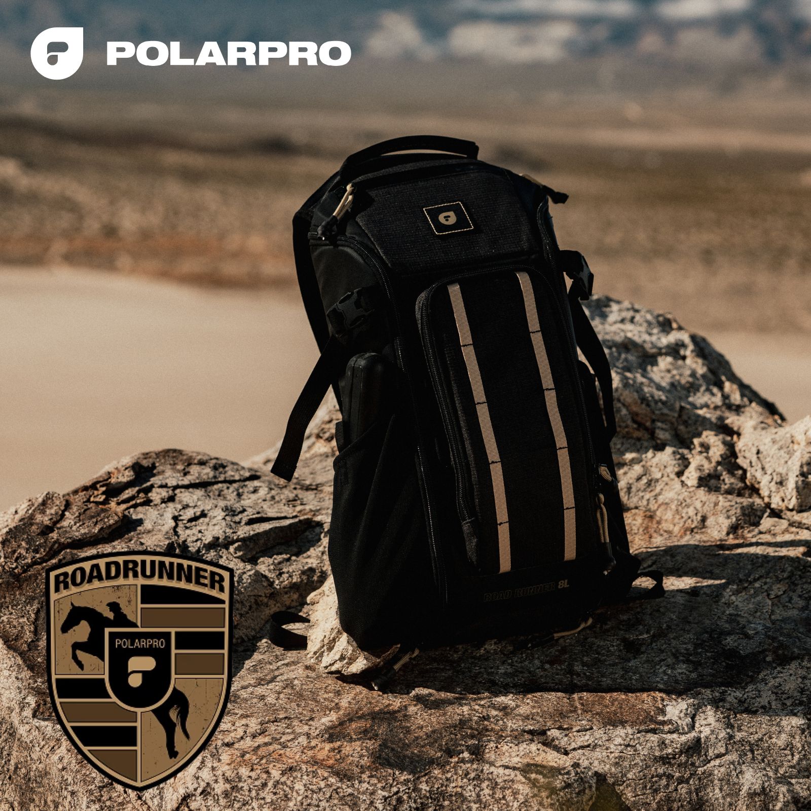 PolarPro RoadRunner 8L うしろ側風呂敷き包み 写真機 水晶体 超軽さ パウダーコンパクト パッド入り口・入口