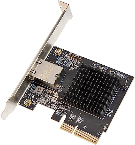 【中古】【輸入品・未使用】Syba SD-PEX24055 10 Gigabit 10GBase T NBASE-T Ethernet PCI-express x4 NIC LAN Network Card - Green
