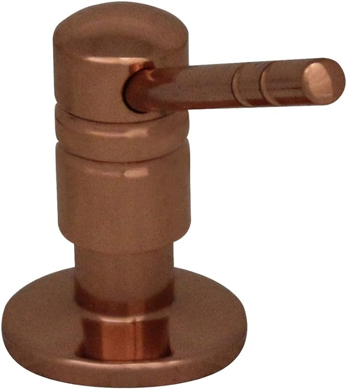 【中古】【インポート品・未当て嵌める】Whitehaus WHSD1166-PCO Discovery 10糎 Solid Brass Soap/Lotion Dispenser%ｶﾝﾏ% Polished Copper
