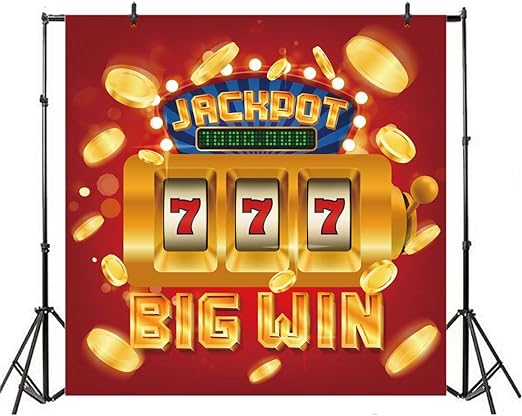 【中古】【輸入品・未使用】Yeele 4x4フィート スロットマシン Jackpot 777 バックドロップ カジノ ギャンブルチップ 大きな勝利の背景 写真撮影用 ラスベガス 勝利のバナー(スタンドは含みません) 13,834円