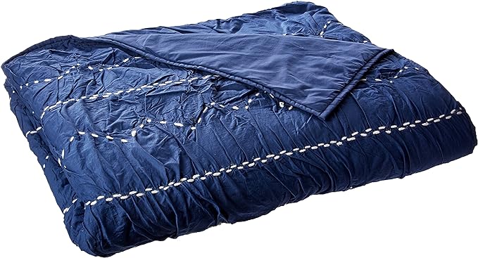 【中古】【インポート品・未当て嵌める】Rizzy老人ホームqltbq4171インチ007086キルト、インディゴ、ツイン