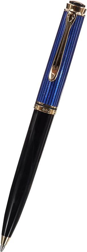 【中古】【インポート品・未当て嵌める】Pelikan 御前上等スーベランK600ボールペン 黒いこと/青碧