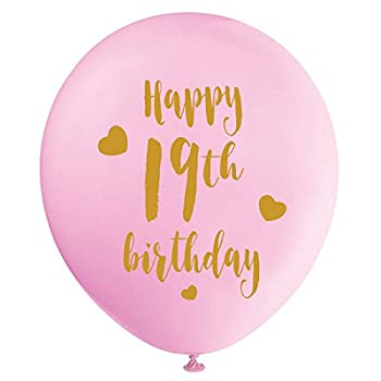 【中古】【輸入品・未使用】19th merger 0918 ピンク Pink-19-latex-balloons