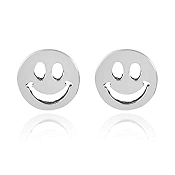 【中古】【輸入品・未使用】Happy Smiley Face .925スターリングシルバー スタッドピアス｜スカイマーケットプラス