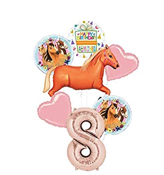 【中古】【輸入品・未使用】Mayflower Products スピリットライディングフリー パーティー用品 8歳の誕生日 タン ホースバルーンブーケデコレーション