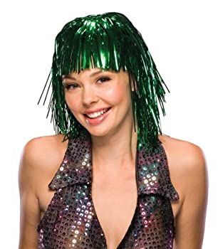 【中古】【輸入品・未使用】Tinsel ウィッグ、かつら　ブラック　女性用　ショート　ボブ