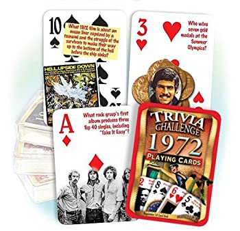 【中古】【輸入品・未使用】Flickback 1972 トリビア トランプ 46歳の誕生日または46歳 13,077円