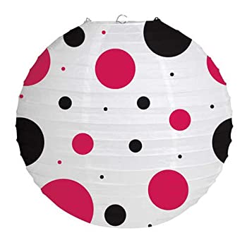 【中古】【輸入品・未使用】White Polka Dots Lantern 白いポルカドットのランタン♪ハロウィン♪クリスマス♪｜スカイマーケットプラス