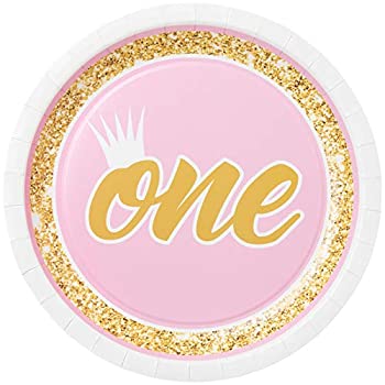 【中古】【輸入品・未使用】1歳の誕生日 ピンク 9インチ プレート (8)｜スカイマーケットプラス