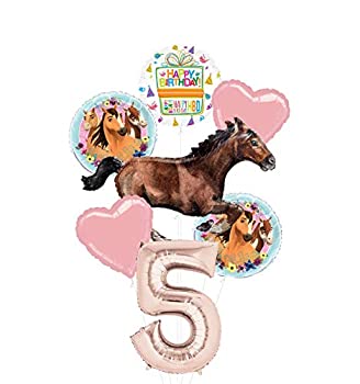【中古】【輸入品・未使用】Mayflower Products スピリットライディングフリーパーティー用品 5歳の誕生日 ギャロップホースバルーンブーケデコレーション|スカイマーケットプラス