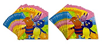 【中古】【輸入品・未使用】Backyardigans Birthday party lunch napkins for 16 (32 napkin set) by Nick Jr｜スカイマーケットプラス