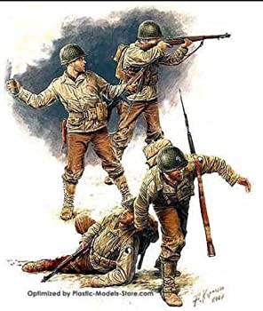 【中古】【輸入品・未使用】U.S. Infantry July 1944 wounded 1/35 Master Box 3521.｜スカイマーケットプラス