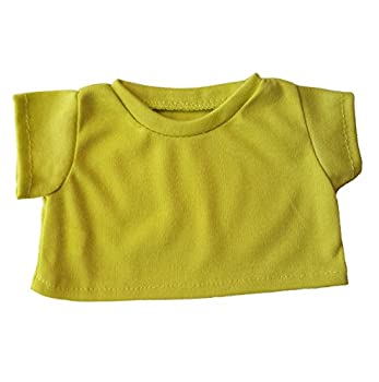 【中古】【輸入品・未使用】Safety Green ベーシックTシャツ テディベア服 14~18インチ Build-a-bearにフィット あなただけのぬいぐるみを作る|スカイマーケットプラス