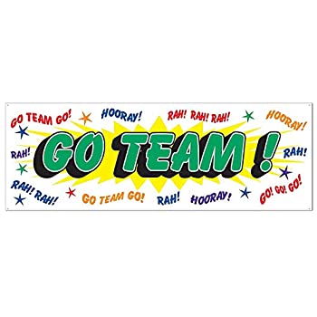 【中古】【輸入品・未使用】Go Team サインバナー パーティーアクセサリー (1個) (1パッケージ)