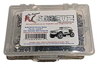 【中古】【輸入品・未使用】RC Screwz Stainless Steel Screw Kit SCX10 Honcho RCZAXI011 by RC Screwz|スカイマーケットプラス