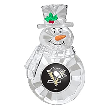 【中古】【インポート品・未当て嵌める】NHL Pittsburgh Penguins過ぎ来し方雪達磨飾りつけ