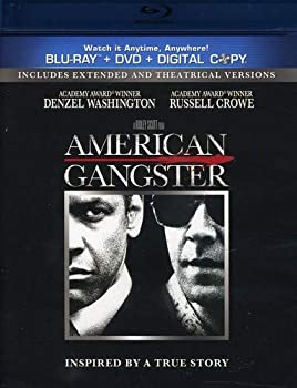 【中古】【輸入品・未使用】American Gangster (Unrated Extended Version Blu-ray + DVD + Digital Copy)｜スカイマーケットプラス