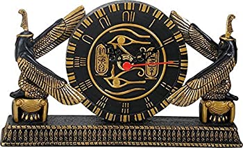 【中古】【輸入品・未使用】YTC Summit International 古代エジプト象形文字デザインデスククロック ホーム装飾 エジプト 新品