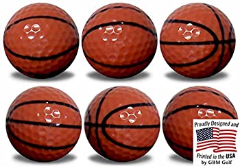 【中古】【輸入品・未使用】Basketball Golf Balls 6 Pack by GBM Golf｜スカイマーケットプラス