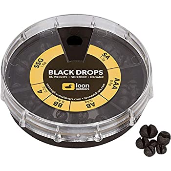 【中古】【インポート品・未当て嵌める】Loon Outdoors Black Drops スプリットショット 6 ディビジョン
