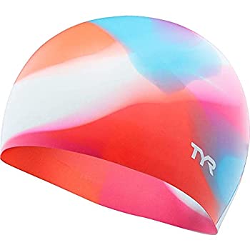 【中古】【インポート品・未当て嵌める】TYR 絞り染めジュニアスイムキャップ
