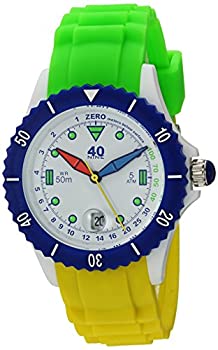 【中古】【輸入品・未使用】40?NineレディースクォーツプラスチックとシリコンCasual Watch%ｶﾝﾏ% Color :イエロー(モデル: 40?nine03?/ fun30?)
