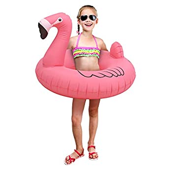 【中古】【輸入品・未使用】GoFloats フラミンゴ パーティーチューブ ジュニア - スタイリッシュなフローティングファン キッズ用 ピンク|スカイマーケットプラス
