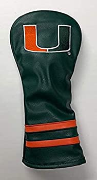 【中古】【輸入品・未使用】NCAA マイアミハリケーンズ ヴィンテージ フェアウェイ ゴルフ クラブ ヘッドカバー