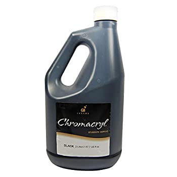 【中古】【インポート品・未当て嵌める】CHROMACRYL STUDENT ACRYLIC 2 lt BOTTLE BLACK