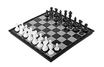 【中古】【輸入品・未使用】14%ﾀﾞﾌﾞﾙｸｫｰﾃ% Magnetic Travel Chess & Checkers Set