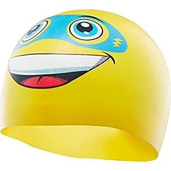 【中古】【インポート品・未当て嵌める】TYR スーパーデイスイムキャップ 黄色 一大きさ