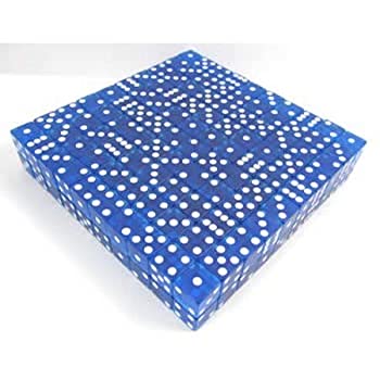【中古】【輸入品・未使用】Blue Transparent Square 16mm d6 200ea｜スカイマーケットプラス 80,176円