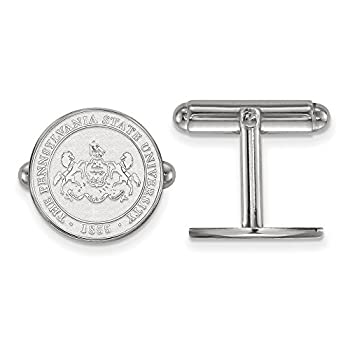 【中古】【インポート品・未当て嵌める】Penn State Nittany Lions Crest Cuff Links しろがね色