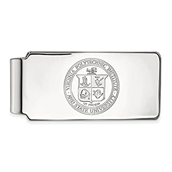 【中古】【インポート品・未当て嵌める】Virginia Tech先だつものゼムクリップCrest (スターリングしろがね色) バッグ・小物・ブランド雑貨-その他