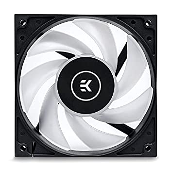 【中古】【インポート品・未当て嵌める】EKWB EK-Vardar EVO 120ER RGB 120粍 PWM気違い 2200RPM 黒いこと 2個容器に並べる