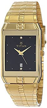 【中古】【輸入品・未使用】タイタンMen 's Karishmaアナログダイヤル腕時計ブラック｜スカイマーケットプラス