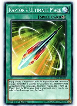 【中古】【輸入品・未使用】Yu-Gi-Oh! - Raptor's Ultimate Mace (DOCS-EN055) - Dimension of Chaos - 1st Edition - Common|スカイマーケットプラス