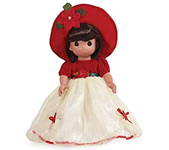 【中古】【輸入品・未使用】The Doll Maker Precious Moments 人形 リンダ・リック 年間で最も素晴らしい時期 ブルネット 16インチ人形