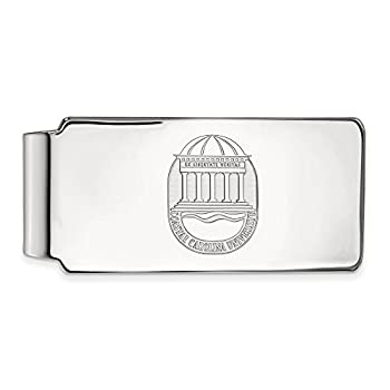 【中古】【輸入品・未使用】LogoArt SS023CCU スターリングシルバー 沿岸カロライナ大学 マネークリップ