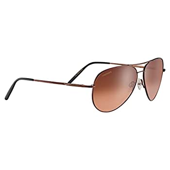 【中古】【インポート品・未当てはめる】SERENGETI MEDIUM AVIATOR SUNGLASSES (ESPRESSO/HENNA FRAME DRIVERS GRADIENT LENS)